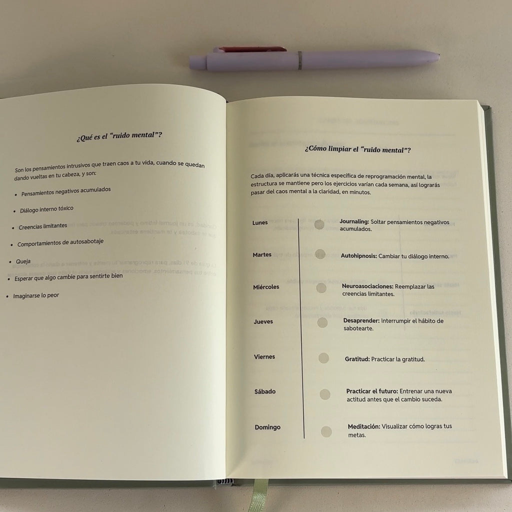 Journal para dejar de paralizarte